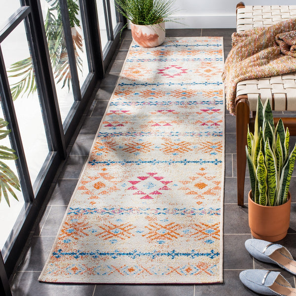 Safavieh Summer 420 Power Loomed 76% Polypropylene/23% Polyester/1% Backing Material Indoor/Outdoor Rug SMR420A-8