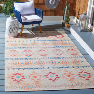 Safavieh Summer 420 Power Loomed 76% Polypropylene/23% Polyester/1% Backing Material Indoor/Outdoor Rug SMR420A-8