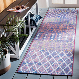 Safavieh Summer 452 Power Loomed 76% Polypropylene/23% Polyester/1% Backing Material Indoor/Outdoor Rug SMR452M-8