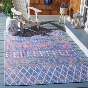 Safavieh Summer 452 Power Loomed 76% Polypropylene/23% Polyester/1% Backing Material Indoor/Outdoor Rug SMR452M-8