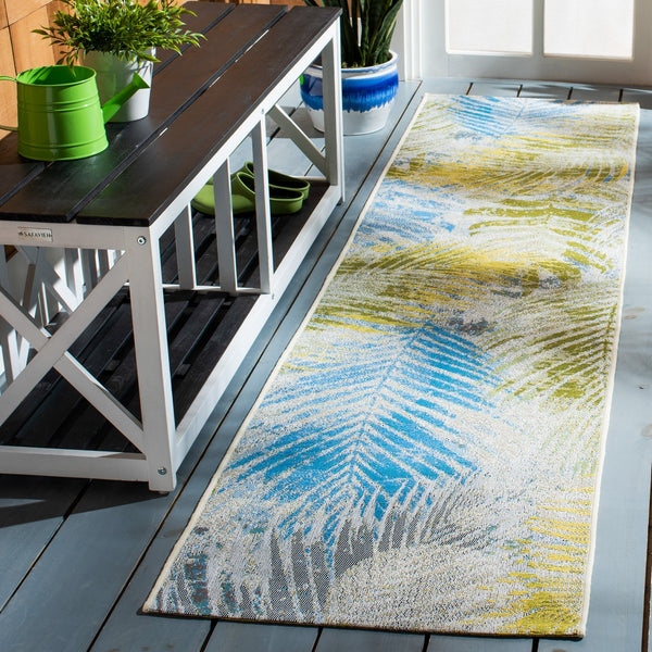 Safavieh Summer 485 Power Loomed 76% Polypropylene/23% Polyester/1% Backing Material Indoor/Outdoor Rug SMR485Y-9