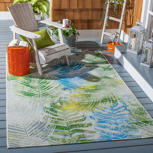 Safavieh Summer 485 Power Loomed 76% Polypropylene/23% Polyester/1% Backing Material Indoor/Outdoor Rug SMR485Y-9