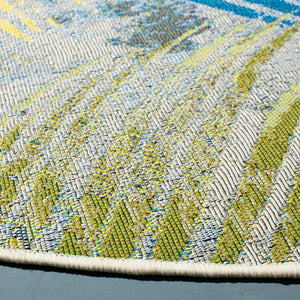 Safavieh Summer 485 Power Loomed 76% Polypropylene/23% Polyester/1% Backing Material Indoor/Outdoor Rug SMR485Y-9