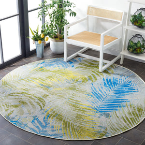 Safavieh Summer 485 Power Loomed 76% Polypropylene/23% Polyester/1% Backing Material Indoor/Outdoor Rug SMR485Y-9