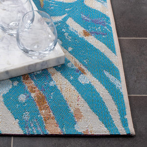 Safavieh Summer 487 Power Loomed 76% Polypropylene/23% Polyester/1% Backing Material Indoor/Outdoor Rug SMR487M-9