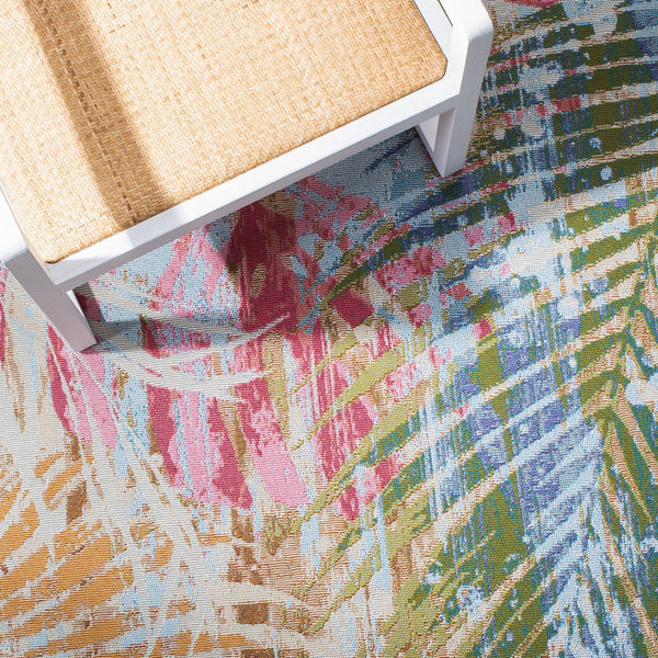 Safavieh Summer 487 Power Loomed 76% Polypropylene/23% Polyester/1% Backing Material Indoor/Outdoor Rug SMR487M-9