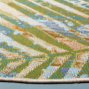 Safavieh Summer 487 Power Loomed 76% Polypropylene/23% Polyester/1% Backing Material Indoor/Outdoor Rug SMR487M-9