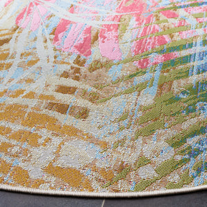 Safavieh Summer 487 Power Loomed 76% Polypropylene/23% Polyester/1% Backing Material Indoor/Outdoor Rug SMR487M-9