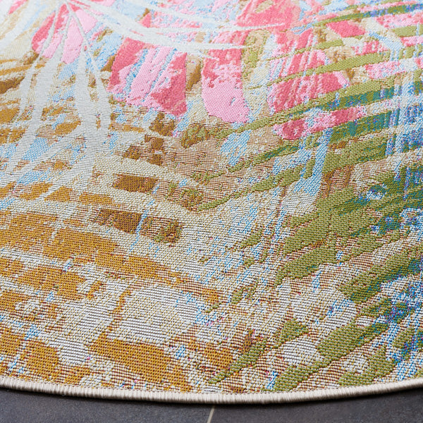 Safavieh Summer 487 Power Loomed 76% Polypropylene/23% Polyester/1% Backing Material Indoor/Outdoor Rug SMR487M-9