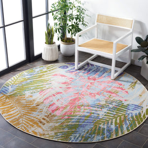 Safavieh Summer 487 Power Loomed 76% Polypropylene/23% Polyester/1% Backing Material Indoor/Outdoor Rug SMR487M-9