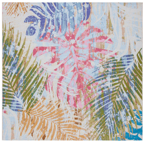 Safavieh Summer 487 Power Loomed 76% Polypropylene/23% Polyester/1% Backing Material Indoor/Outdoor Rug SMR487M-9