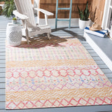 Summer 497 Indoor / Outdoor Power Loomed 23% Polyester 76% Polypropylene 1% Backing Material Rug Gold / Blue