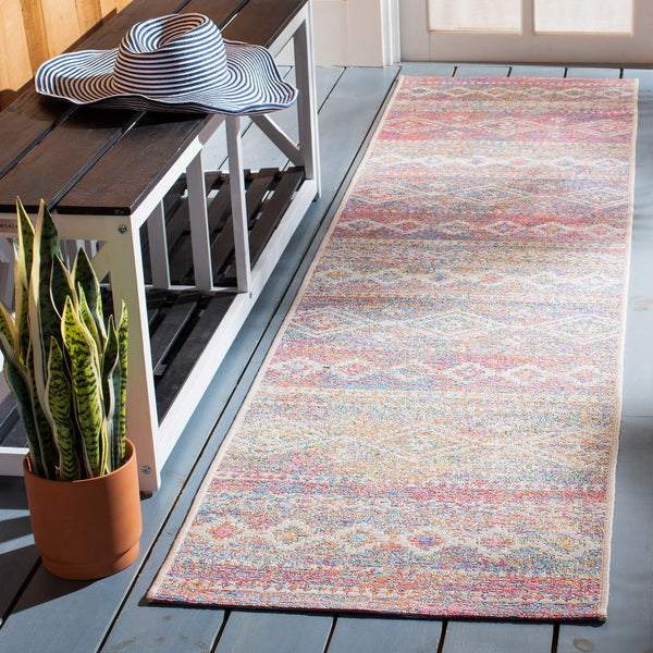 Safavieh Summer 498 Power Loomed 76% Polypropylene/23% Polyester/1% Backing Material Indoor/Outdoor Rug SMR498A-9