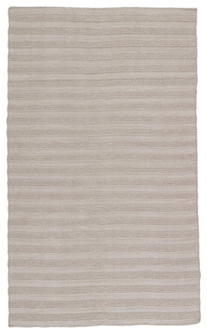 Jaipur Living Miradero Indoor/ Outdoor Striped Light Gray Area Rug (9'X12')