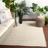 Jaipur Living Santa Barbara Collection SNB03 Miradero 100% PET Yarn Handmade Contemporary Stripes Rug RUG149543