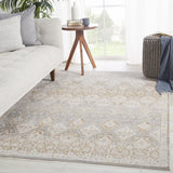 Jaipur Living Sinclaire Collection SNL01 Hakeem 35% Metallic Polyester 35% Polypropylene 30% Polyester Machine Made Transitional Oriental Rug RUG146730