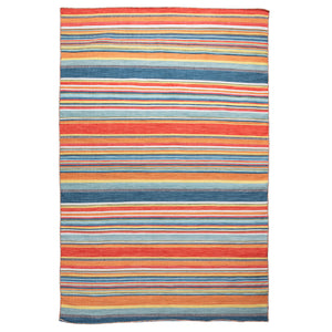 Trans-Ocean Liora Manne Sonoma Malibu Stripe Casual Indoor/Outdoor Hand Woven 100% Polyester Rug Sunscape 8'3" x 11'6"