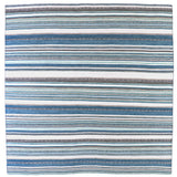 Trans-Ocean Liora Manne Sonoma Malibu Stripe Casual Indoor/Outdoor Hand Woven 100% Polyester Rug Seascape 8' Square