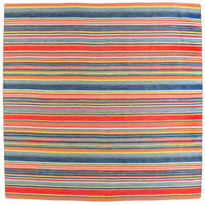 Trans-Ocean Liora Manne Sonoma Malibu Stripe Casual Indoor/Outdoor Hand Woven 100% Polyester Rug Sunscape 8' Square