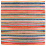 Trans-Ocean Liora Manne Sonoma Malibu Stripe Casual Indoor/Outdoor Hand Woven 100% Polyester Rug Sunscape 8' Square
