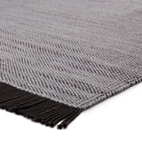 Jaipur Living Savvy Indoor/ Outdoor Solid Gray/ Black Area Rug (8'10"X11'9")