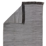 Jaipur Living Savvy Indoor/ Outdoor Solid Gray/ Black Area Rug (8'10"X11'9")