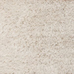 Chandra Rugs Sofie 100% Polyester Hand-Woven Contemporary Shag Rug White 9' x 13'