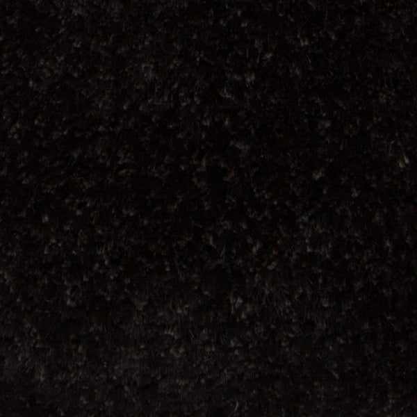 Chandra Rugs Sofie 100% Polyester Hand-Woven Contemporary Shag Rug Black 9' x 13'