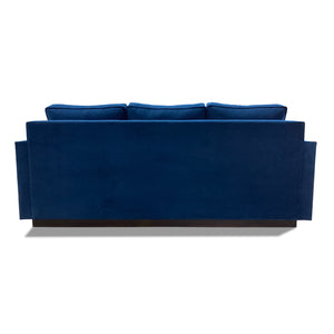 Nativa Interiors Adalyn Sofa Deep Plush Solid + Manufactured Wood / Velvet Commercial Grade Deep Plush Sofa Blue 84.00"W x 44.00"D x 30.00"H