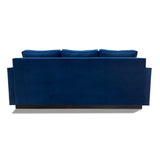 Nativa Interiors Adalyn Sofa Deep Plush Solid + Manufactured Wood / Velvet Commercial Grade Deep Plush Sofa Blue 84.00"W x 44.00"D x 30.00"H