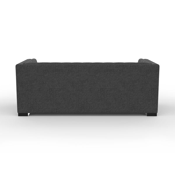 Nativa Interiors Mirel Solid + Manufactured Wood / Revolution Performance Fabrics® Commercial Grade Tufted Sofa Charcoal 80.00"W x 37.00"D x 30.00"H