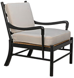 Noir Kevin Chair with Rattan SOF204HB