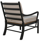 Noir Kevin Chair with Rattan SOF204HB