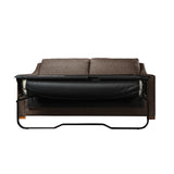 Nativa Interiors Ashley with Premium Gel Infused Foam Mattress Solid + Manufactured Wood / Revolution Performance Fabrics® Commercial Grade Sleeper Sofa  Brown 80.00"W x 36.75"D x 34.00"H