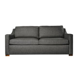 Nativa Interiors Ashley with Premium Gel Infused Foam Mattress Solid + Manufactured Wood / Revolution Performance Fabrics® Commercial Grade Sleeper Sofa  Charcoal 80.00"W x 36.75"D x 34.00"H