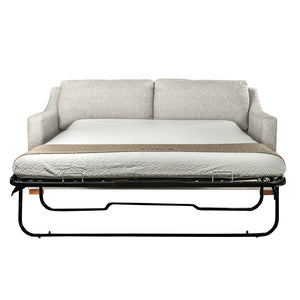 Nativa Interiors Ashley with Premium Gel Infused Foam Mattress Solid + Manufactured Wood / Revolution Performance Fabrics® Commercial Grade Sleeper Sofa  Grey 80.00"W x 36.75"D x 34.00"H