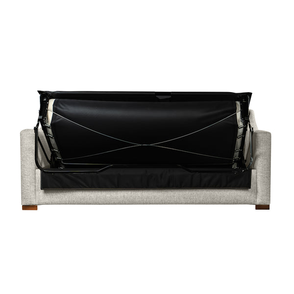 Nativa Interiors Ashley with Premium Gel Infused Foam Mattress Solid + Manufactured Wood / Revolution Performance Fabrics® Commercial Grade Sleeper Sofa  Grey 80.00"W x 36.75"D x 34.00"H