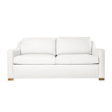 Nativa Interiors Ashley with Premium Memory Foam Mattress Solid + Manufactured Wood / Revolution Performance Fabrics® Commercial Grade Sleeper Sofa  Off White 80.00"W x 36.75"D x 34.00"H