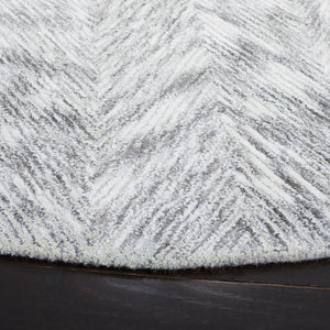 Soho 175 Hand Tufted 45% Viscose, 35% Wool, 20% Cotton Contemporary Rug Grey / Ivory 45% Viscose, 35% Wool, 20% Cotton SOH175F-6R