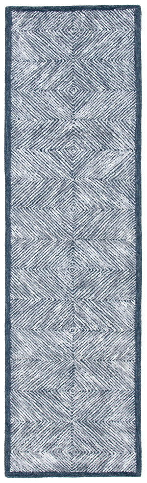 Soho 176 Hand Tufted 45% Viscose, 35% Wool, 20% Cotton Contemporary Rug Dark Grey / Ivory 45% Viscose, 35% Wool, 20% Cotton SOH176F-28