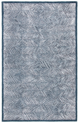 Soho 176 Hand Tufted 45% Viscose, 35% Wool, 20% Cotton Contemporary Rug Dark Grey / Ivory 45% Viscose, 35% Wool, 20% Cotton SOH176F-5