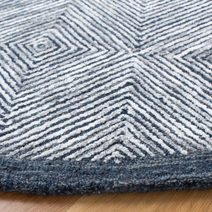 Soho 176 Hand Tufted 45% Viscose, 35% Wool, 20% Cotton Contemporary Rug Dark Grey / Ivory 45% Viscose, 35% Wool, 20% Cotton SOH176F-6R