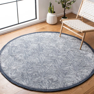 Soho 176 Hand Tufted 45% Viscose, 35% Wool, 20% Cotton Contemporary Rug Dark Grey / Ivory 45% Viscose, 35% Wool, 20% Cotton SOH176F-6R