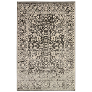 Trans-Ocean Liora Manne Soho Heriz Contemporary Indoor Power Loomed 80% Polypropylene/20% Polyester Rug Black 8'10" x 11'9"