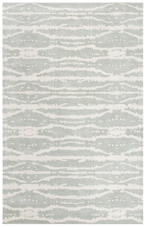 Soho 656 Contemporary Hand Tufted 60% Viscose, 40% Wool Rug Light Grey / Ivory