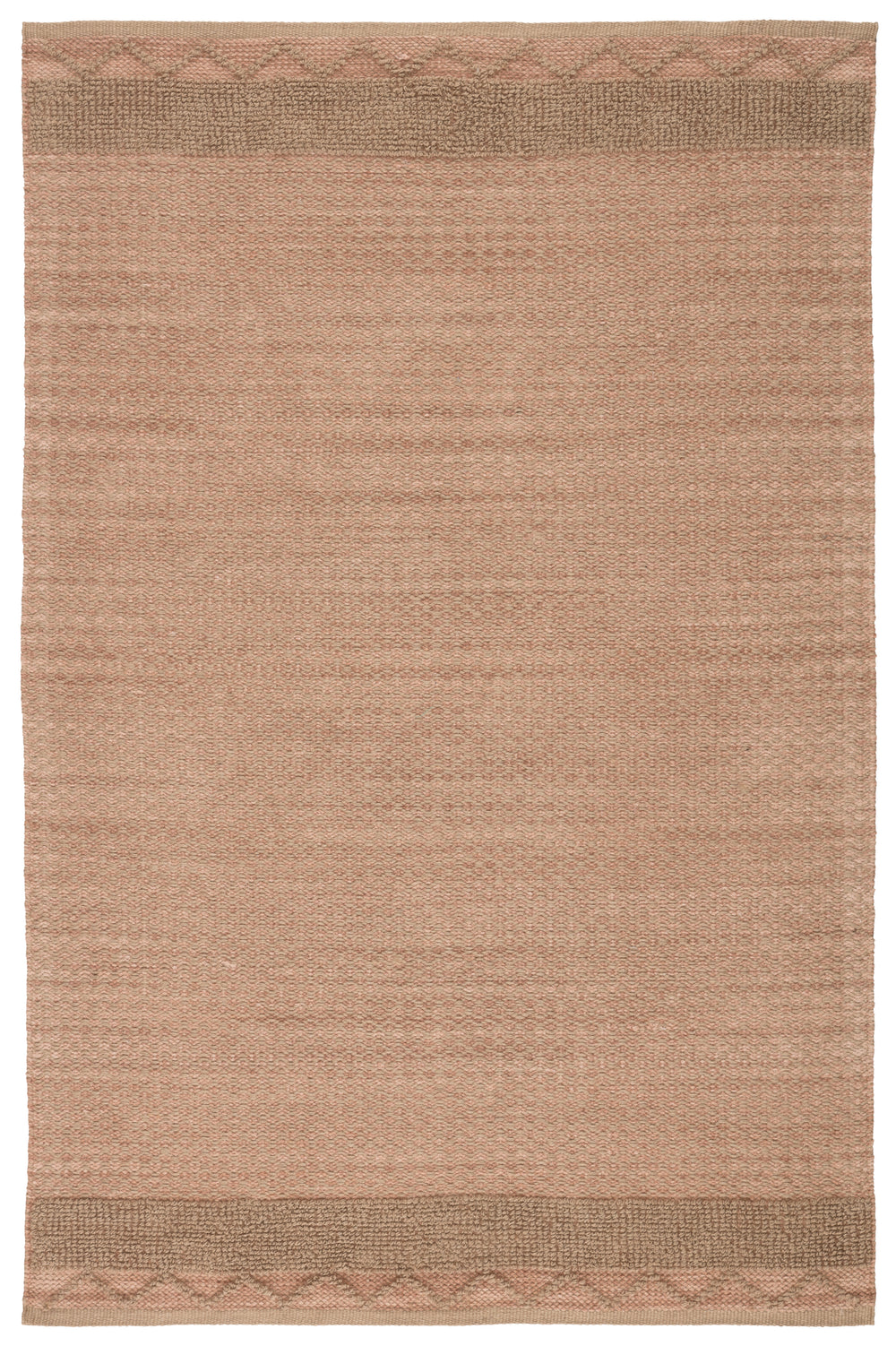 Jaipur Living Curran Natural Border Pink/ Tan Area Rug (10'X14')