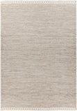 Chandra Rugs Sonnet 100% Wool Hand-Woven Flatweave Rug Grey/White 9' x 13'