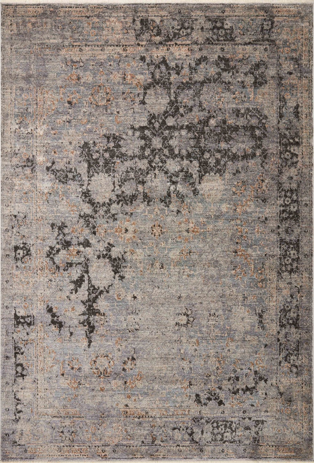 Loloi Loloi Sonnet SNN-05 Traditional Power Loomed Rug Charcoal / Slate 11'-6" x 15'