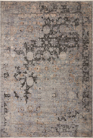 Loloi Loloi Sonnet SNN-05 Traditional Power Loomed Rug Charcoal / Slate 11'-6" x 15'