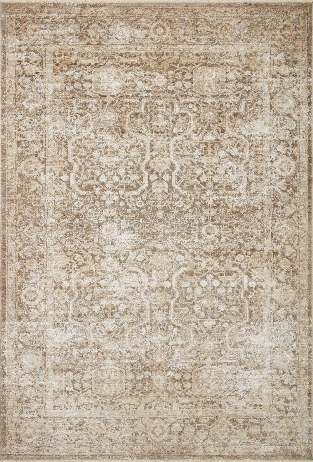Loloi Loloi Sonnet SNN-09 Traditional Power Loomed Rug Mocha / Tan 11'-6" x 15'